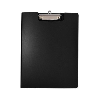 Felírótábla fedeles extra merev A4, PP Bluering® fekete