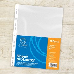 Genotherm lefűzhető, A4, 40 micron narancsos Bluering® 100 db/csomag Lefűzhető genotherm Bluering