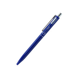 Golyóstoll 0,8mm, nyomógombos műanyag kék test, Bluering® Z3, írásszín kék Golyóstoll Bluering
