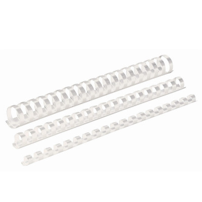 Spirál műanyag, 10mm, 41-55lap, 100 db/doboz, Fellowes® fehér Spirál műanyag, 10mm, 41-55lap, 100 db/doboz, Fellowes® fehér