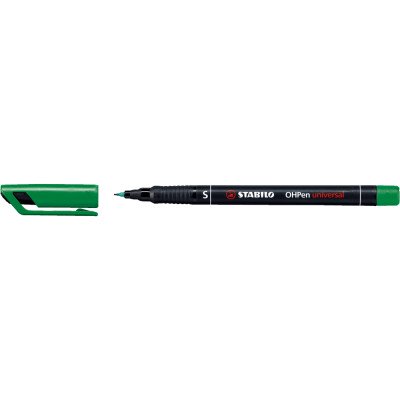 Alkoholos marker 0,4mm, STABILO OHPen S zöld Alkoholos marker 0,4mm, STABILO OHPen S zöld