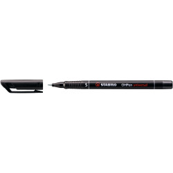 Alkoholos marker 0,4mm, STABILO OHPen S fekete Permanent marker Stabilo