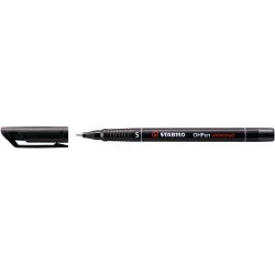 Alkoholos marker 0,4mm, STABILO OHPen S fekete Permanent marker Stabilo