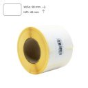 Etikett címke thermo, 43x58mm, tekercses, 600 címke/tekercs fehér