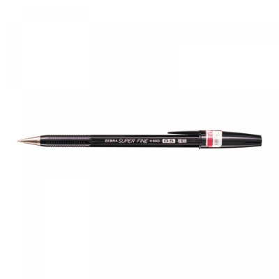 Golyóstoll 0,5mm, kupakos, H-8000 Zebra, írásszín fekete Golyóstoll 0,5mm, kupakos, H-8000 Zebra, írásszín fekete