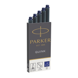 Töltőtoll tintapatron, 5 patron/doboz 1950384 Parker Royal kék Töltőtoll, patron Parker