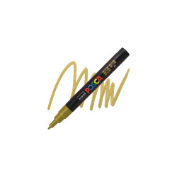 Dekormarker 0,9-1,3mm, PC-3M Uni Posca arany