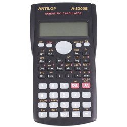 Számológép tudományos 240 funkciós fekete Antilop A-8200B Számológép Antilop