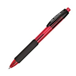Golyóstoll 0,35mm, háromszög fogózóna Pentel Kachiri BK457B-B, írásszín piros Golyóstoll PENTEL