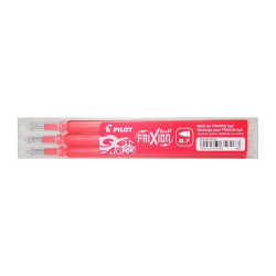 Rollertoll betét golyóméret 0,7mm, 3 db/csom Pilot Frixion Ball, írásszín piros Tollbetét Pilot