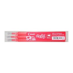 Rollertoll betét golyóméret 0,7mm, 3 db/csom Pilot Frixion Ball, írásszín piros Tollbetét Pilot
