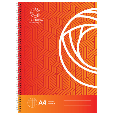 Spirálfüzet A4, 70lap Bluering® kockás Spirálfüzet A4, 70lap Bluering® kockás