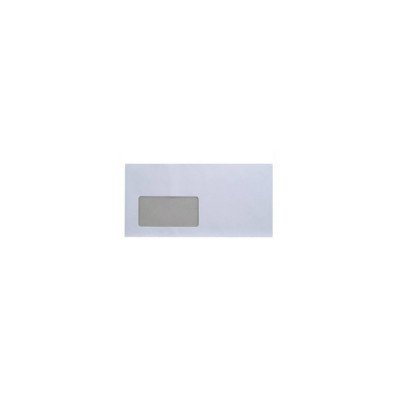 Boríték LC6/5 enyvezett bélésnyomott bal ablakos 45x90mm 114x229mm B20A15 Bluering® fehér Boríték LC6/5 enyvezett bélésnyomott bal ablakos 45x90mm 114x229mm B20A15 Bluering® fehér