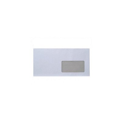 Boríték LC6/5 enyvezett bélésnyomott jobb ablakos 45x90mm 114x229mm J20A15 Bluering® fehér Boríték LC6/5 enyvezett bélésnyomott jobb ablakos 45x90mm 114x229mm J20A15 Bluering® fehér