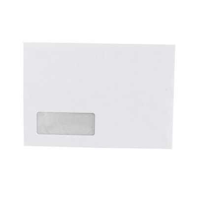Boríték LC/5 öntapadó bélésnyomott bal ablakos 35x90mm 162x229mm B20A20 Bluering® fehér Boríték LC/5 öntapadó bélésnyomott bal ablakos 35x90mm 162x229mm B20A20 Bluering® fehér