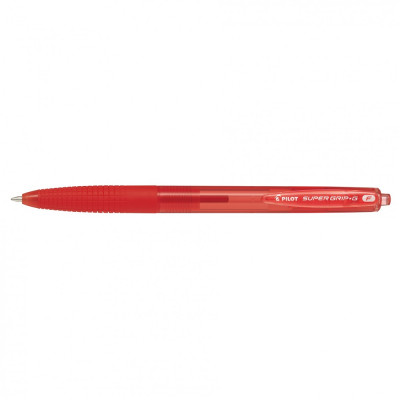 Golyóstoll 0,7 nyomógombos F Super Grip G Pilot, írásszín piros Golyóstoll 0,7 nyomógombos F Super Grip G Pilot, írásszín piros