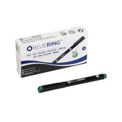 Rostirón, tűfilc alkoholos 0,4mm, OHP Bluering® S zöld Tűfilc Bluering