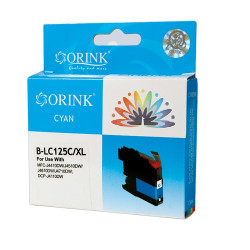 Brother LC125XL tintapatron cyan ORINK Tintapatron kompatibilis Orink
