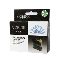 Brother LC127XL tintapatron black ORINK Tintapatron kompatibilis Orink