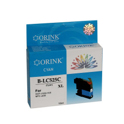 Brother LC525XL tintapatron cyan ORINK Tintapatron kompatibilis Orink