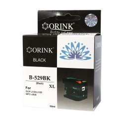 Brother LC529XL tintapatron black ORINK Tintapatron kompatibilis Orink