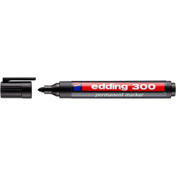 Alkoholos marker 1,5-3mm, kerek Edding 300 fekete Permanent marker EDDING