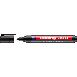 Alkoholos marker 1,5-3mm, kerek Edding 300 fekete Permanent marker EDDING