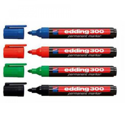 Alkoholos marker 1,5-3mm, kerek Edding 300 zöld Alkoholos marker 1,5-3mm, kerek Edding 300 zöld