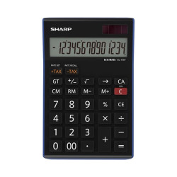 Számológép asztali 14 digit Sharp EL-145T-BL kék Számológép Sharp