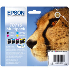 Epson T0715 tintapatron BCMY multipack ORIGINAL Tintapatron original Epson