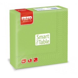 Szalvéta 2 rétegű 33 x 33 cm 50 lap/cs Fato Smart Table zöldalma_82623200 Szalvéták Fato