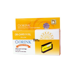 Utángyártott Hp 951XL/CN048AE tintapatron yellow ORINK Tintapatron kompatibilis Orink