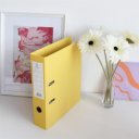 Iratrendező A4, 7,5cm, két oldalt PP borítás, Bluering® Premium sárga