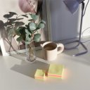 Jegyzettömb öntapadó, 50x50mm, 250lap, Bluering® , vegyes neon