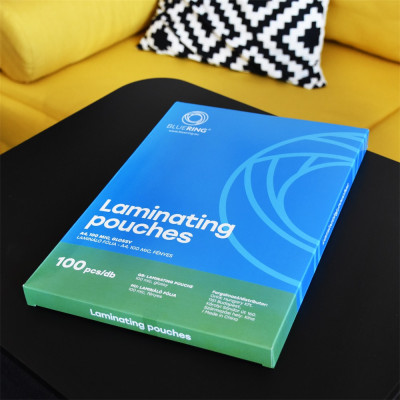 Lamináló fólia A4, 100 micron 100 db/doboz, Bluering® Lamináló fólia A4, 100 micron 100 db/doboz, Bluering®