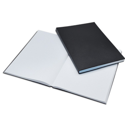 Beírókönyv A4, 200lap fekete PVC borító, Bluering® kockás Beírókönyv A4, 200lap fekete PVC borító, Bluering® kockás