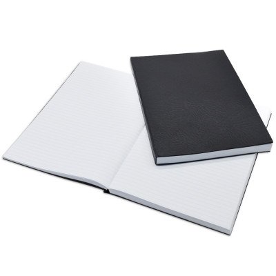 Beírókönyv A4, 200lap fekete PVC borító Bluering® vonalas Beírókönyv A4, 200lap fekete PVC borító Bluering® vonalas