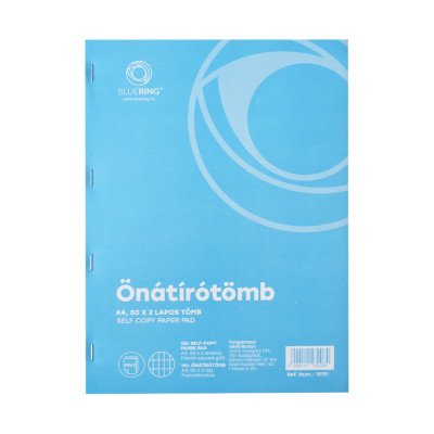Önátírótömb A4, 50x2lap, franciakockás Bluering® Önátírótömb A4, 50x2lap, franciakockás Bluering®