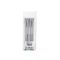 Alkoholos marker tűfilc 0,4mm, S tender, 4 klf. szín Permanent marker Egyéb
