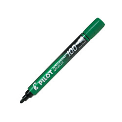 Alkoholos marker 1mm, kerek hegyű,   Pilot 100 zöld Permanent marker Pilot