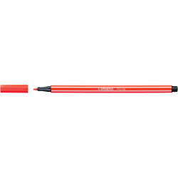 Rostirón, filctoll 1mm, M STABILO Pen 68 piros Filctoll Stabilo