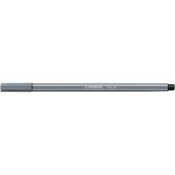 Rostirón, filctoll 1mm, M STABILO Pen 68 sötétszürke Filctoll Stabilo
