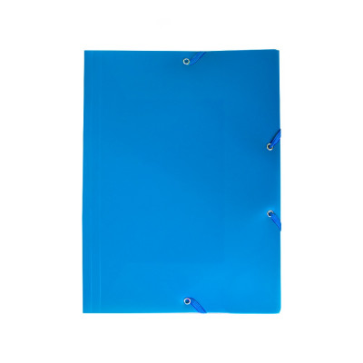 Gumis mappa A4, műanyag Bluering® kék Gumis mappa A4, műanyag Bluering® kék