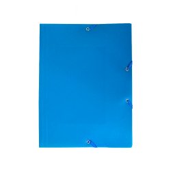 Gumis mappa A4, műanyag Bluering® kék Gumis mappa Bluering