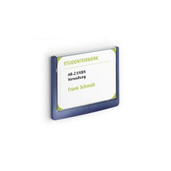 Információs tábla 149x105,5mm, Durable kék Vizuál, irányító tábla Durable