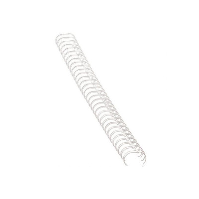 Fém spirál 3:1, 6mm, 21-35lap, Fellowes® 100 db/doboz, fehér Fém spirál 3:1, 6mm, 21-35lap, Fellowes® 100 db/doboz, fehér