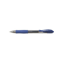 Zseléstoll 0,7mm, nyomógombos Pilot G-2, írásszín kék Zselés toll Pilot