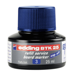 Tinta utántöltő táblamarkerhez 25ml, Edding BTK25 kék Táblamarker betét EDDING