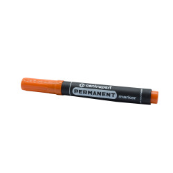 Alkoholos marker 2,5mm, kerek hegyű, Centropen 8566, narancs Permanent marker Centropen
