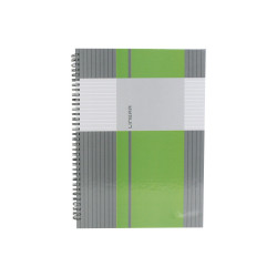 Spirálfüzet A6, 80lap kockás, keményfedelű Marker Linear